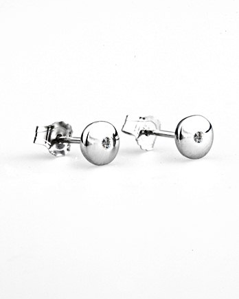 Lily & Lotty Tia Earrings - Sterling Silver with Genuine Diamond